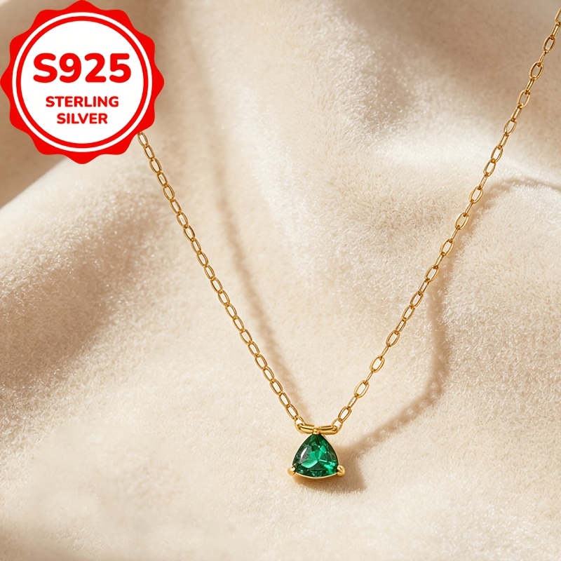 Delicate Teardrop Pendant Thin Chain Necklace, Elegant Gift